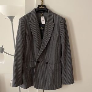 Brooks Brothers Double Knit Pinstripe Jacket